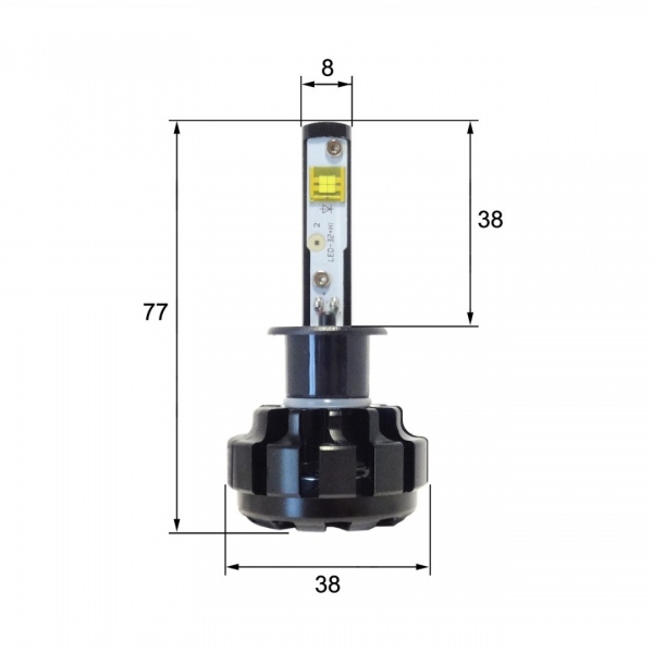 Светодиодная LED лампа Sho-me G 1.4 (H1)