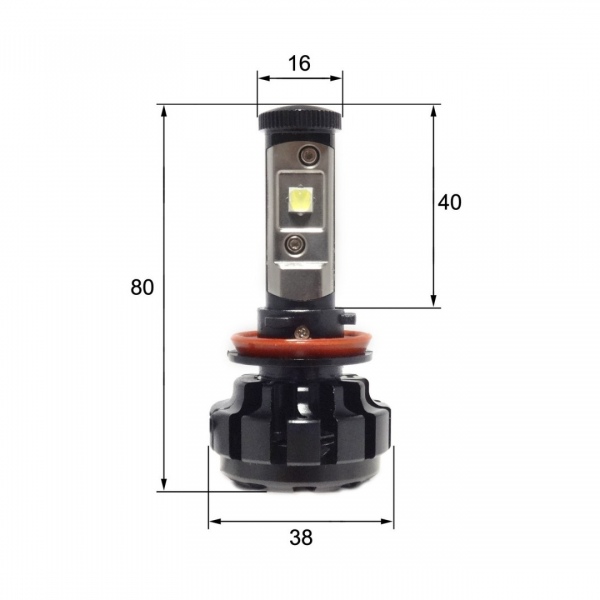 Светодиодная LED лампа Sho-me G 1.4 (H11). ЦЕНА от: